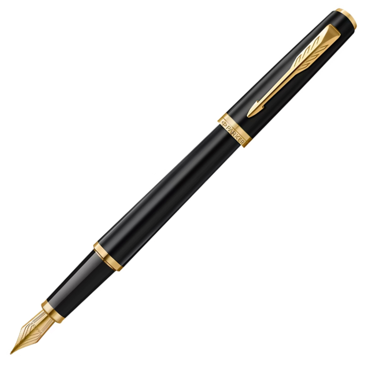 Meridian Matte Black/Chrome Fountain Pen  in the group Pens / Fine Writing / Fountain Pens at Pen Store (138295_r)