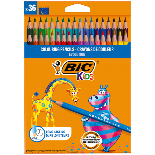 Kids Evolution Coloring Pencils 36-set