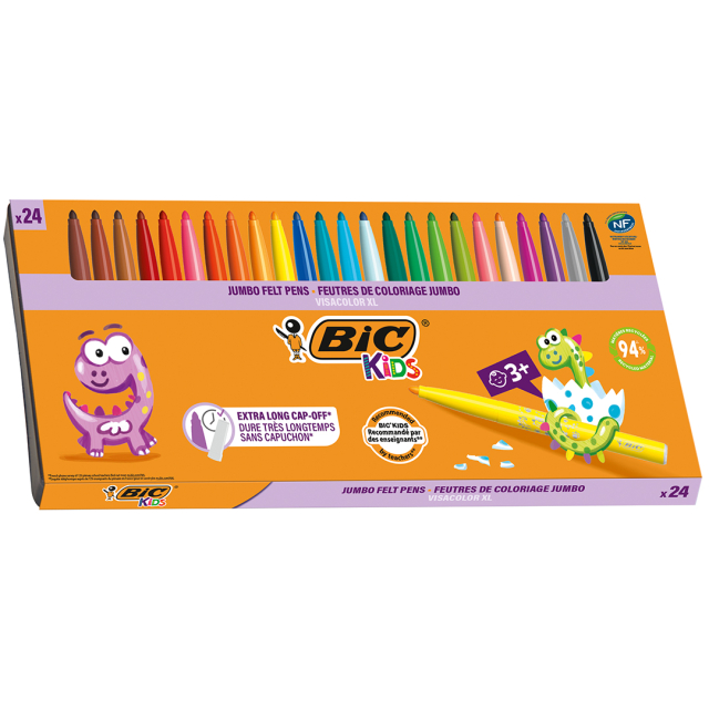 Kids Visacolor XL Fiber-tip pens 24-set