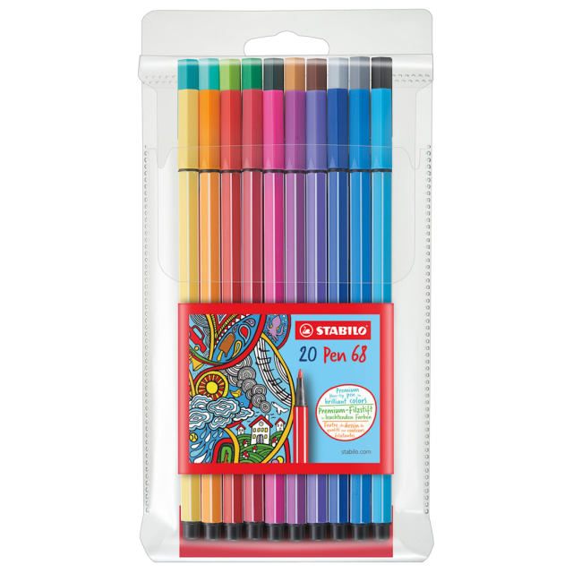 Pen 68 Felt-tip 20 pcs