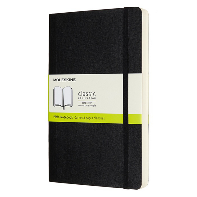Moleskine Notebook, Expanded Large, Dotted, Black Hard Cover (5 x 8.25)  (Books) 