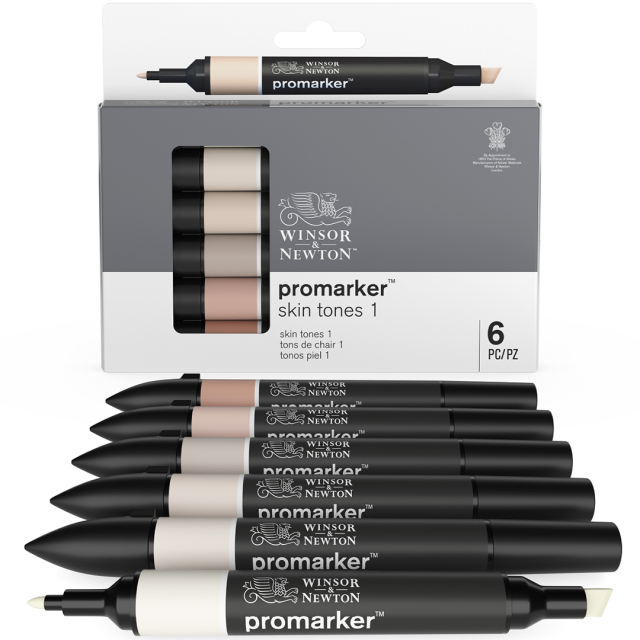 ProMarker 6-set Skin Tones 1