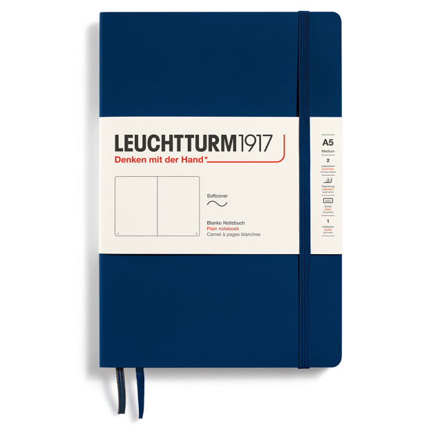 Notebook A5 Soft Cover Plain Lilac in the group Paper & Pads / Note & Memo / Notebooks & Journals at Pen Store (127333)