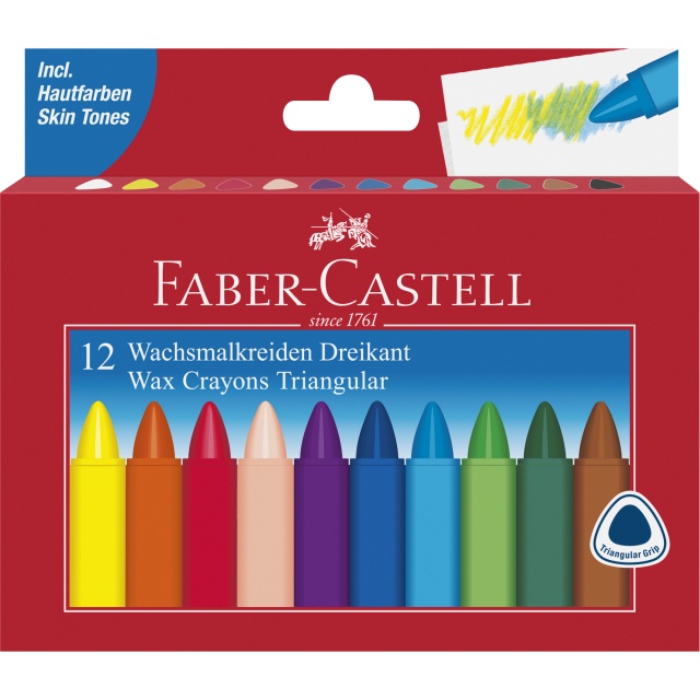 Wax Crayons - Set of 12