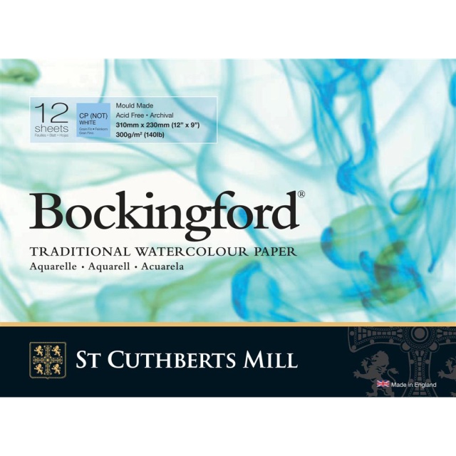 Bockingford Watercolour paper 300g 310x230mm CP/NOT