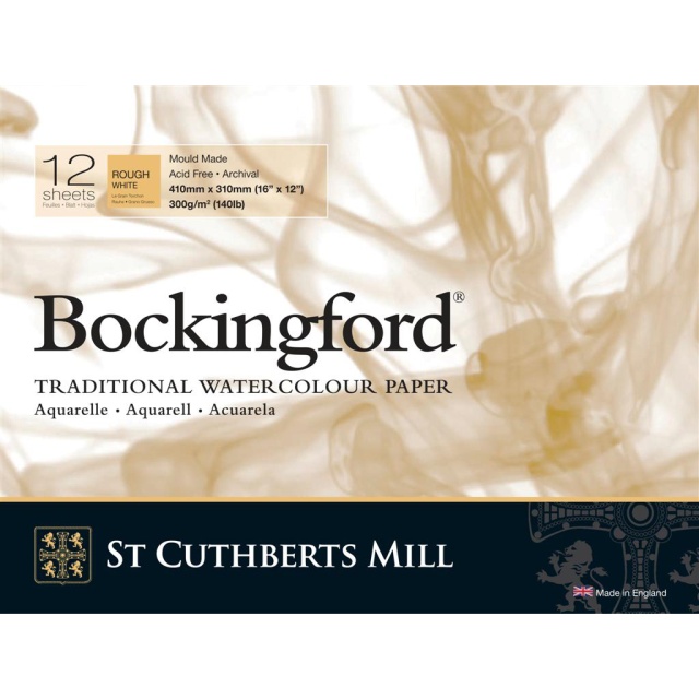 Bockingford Watercolour paper 300g 410x310mm Rough