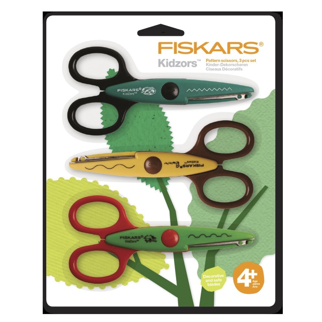 Fiskars Kidzors Paper Edgers set of 3 - Swamp Creatures