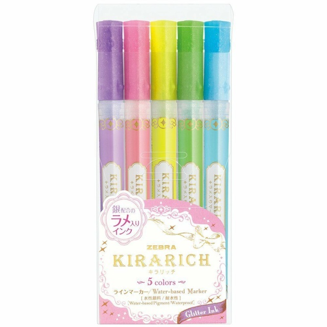 Kirarich Glitter Highlighter 5-set
