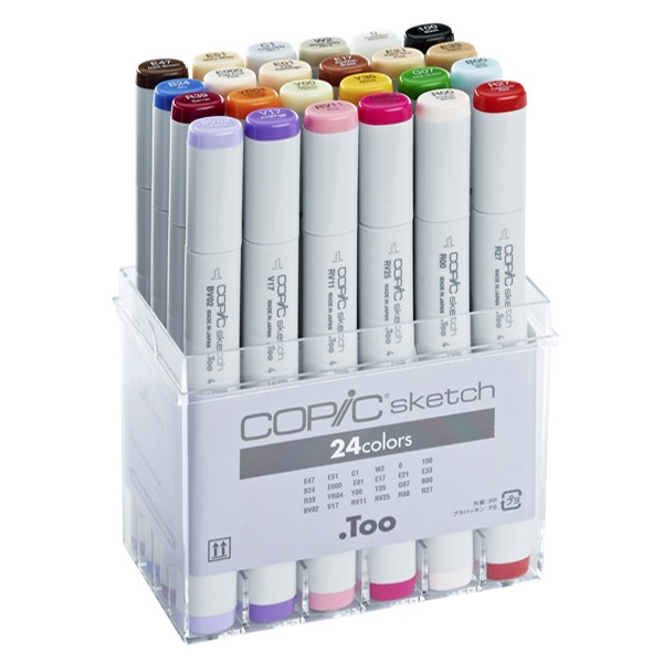 Copic Ciao Twin Tip Grey Tone Markers 6 Pack | Hobbycraft