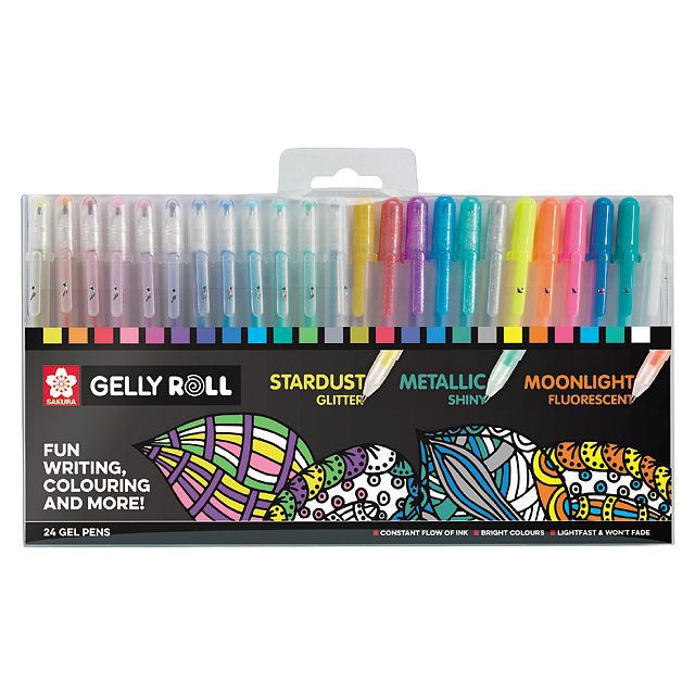 Sakura Gelly Roll Pens, Set of 10 Metallic Colors - Artist