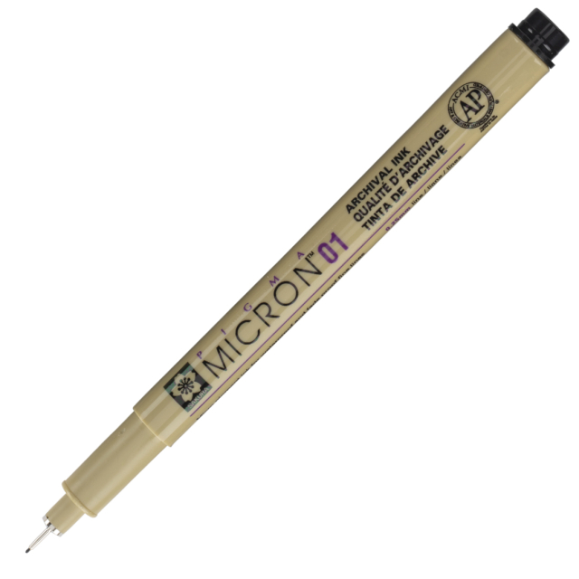 Sakura Pigma Micron Fineliner 6-set + 1 Brush Pen