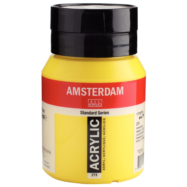 Amsterdam Acrylic Paint Set, 12-Colors, Non-Fading & Permanent