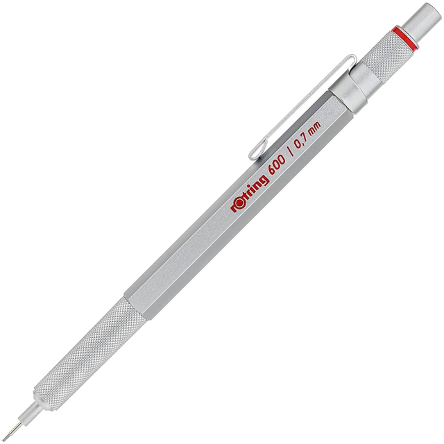 600 Mechanical Pencil 0.7 Silver