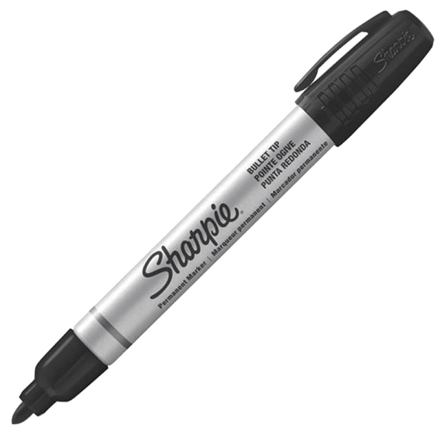Metal Small Permanent Marker Black