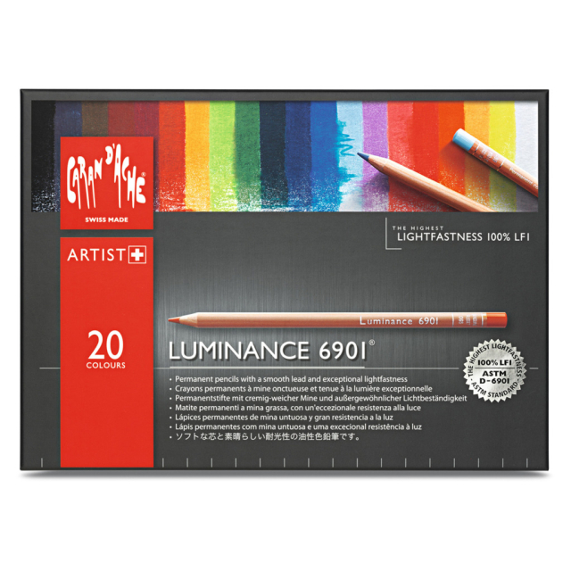 Caran d'Ache Luminance 6901 Colored Pencil 20 Set