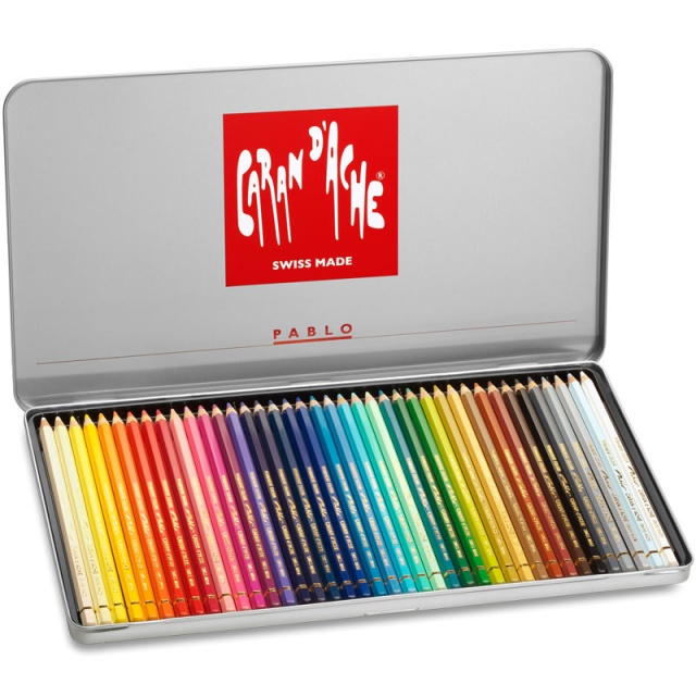 Caran d'Ache Luminance Colored Pencils - Set of 40