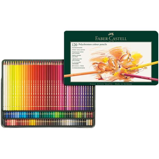 Coloring pencils Polychromos 120-set