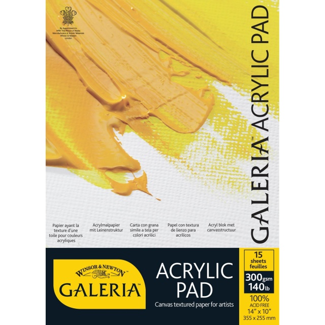 Galeria Acrylic Colour Paper Pad A3