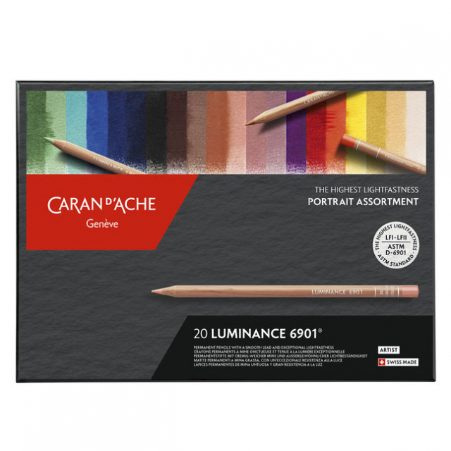 Caran d'Ache : Luminance 6901 : Colour Pencil : Violet Pink