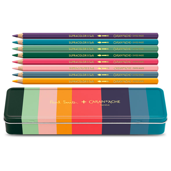 Caran D Ache Paul Smith Limited Edition Supracolor 8 Set Pen Store