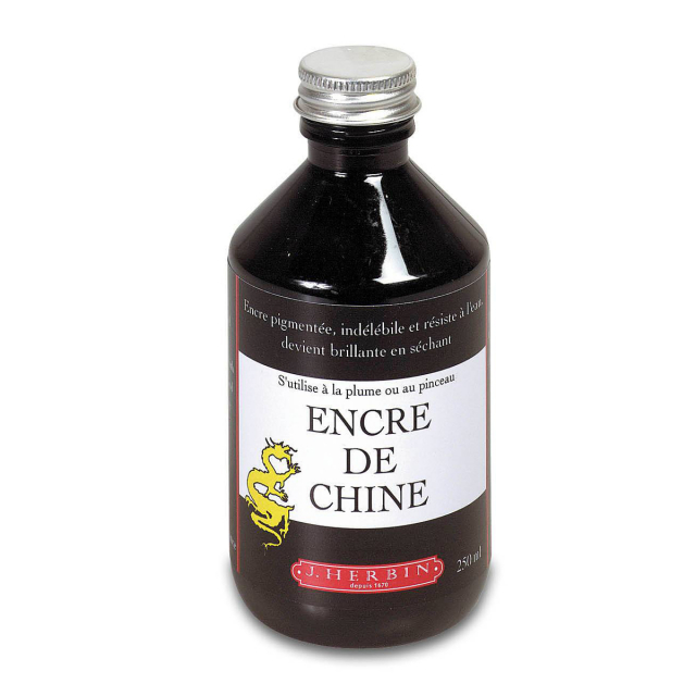Herbin Indian ink 250 ml Black