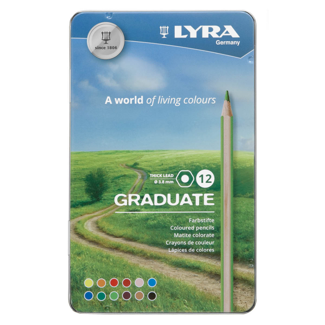 Graduate Colouring pencils 12-set
