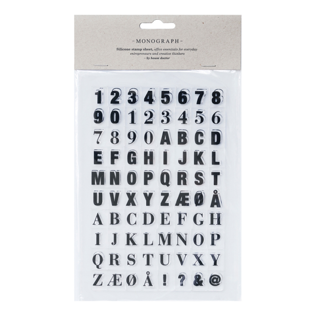 Stamp Sheet Letters & Numbers