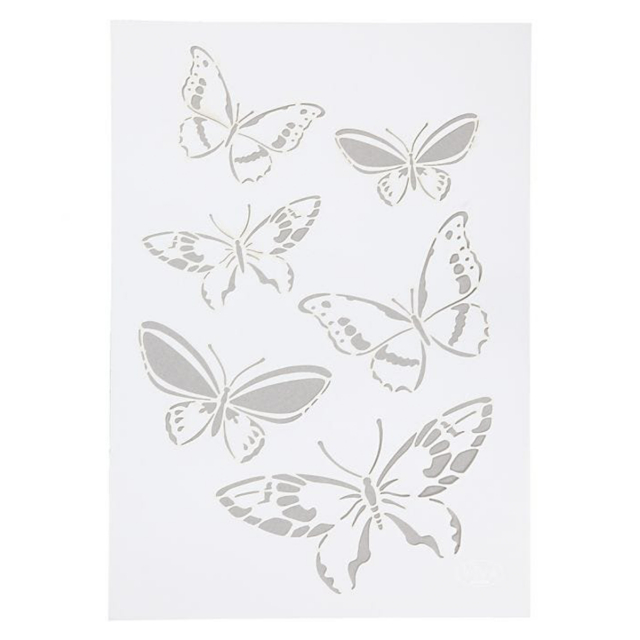 Template Butterfly A4