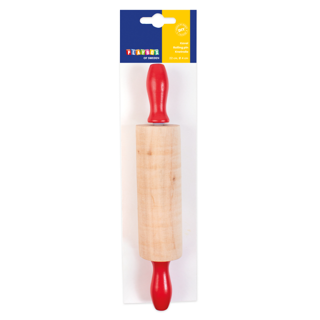 Wooden rolling pin for children