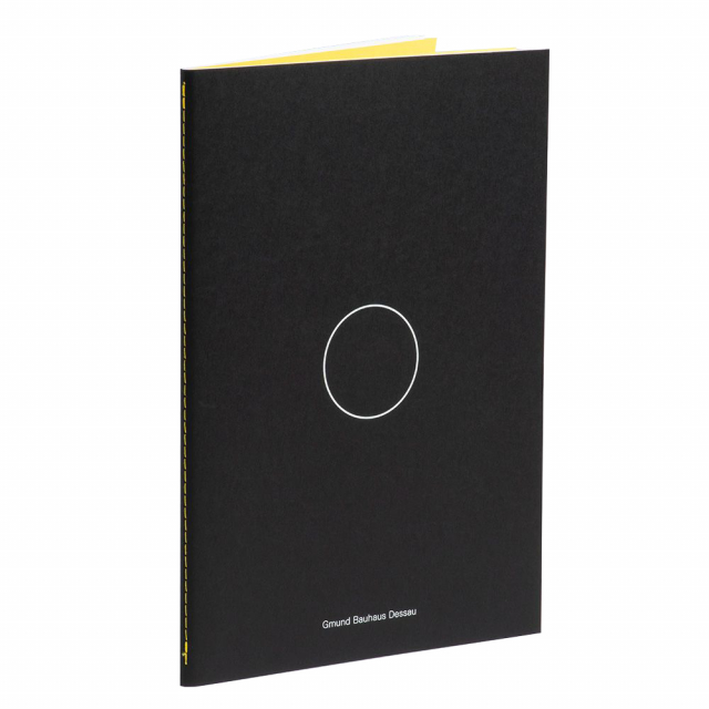 Bauhaus Dessau Notepad Circle/Yellow