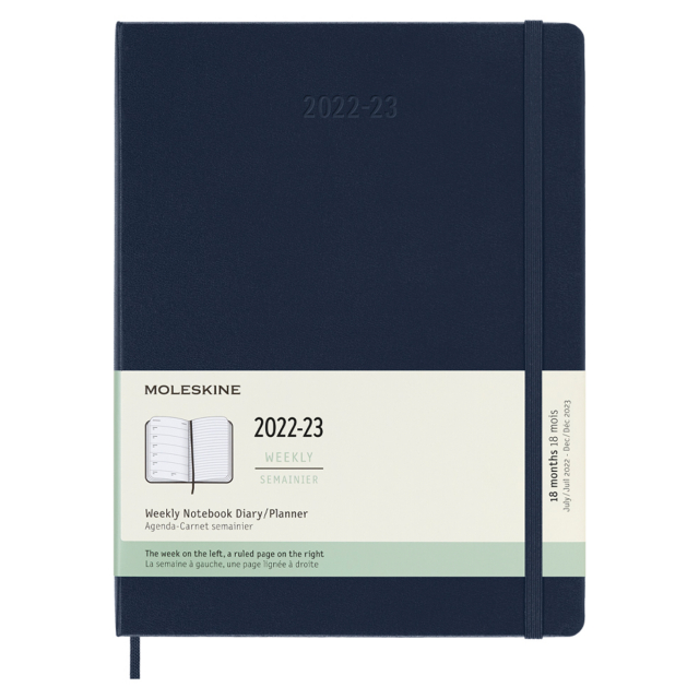 Black SOFT 18 MO CALENDAR NEW Moleskine 2019-20 Monthly Notebook Diary/Planner 