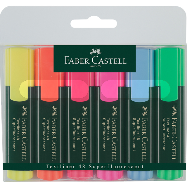 Textliner 48 Highlighter 6-pack