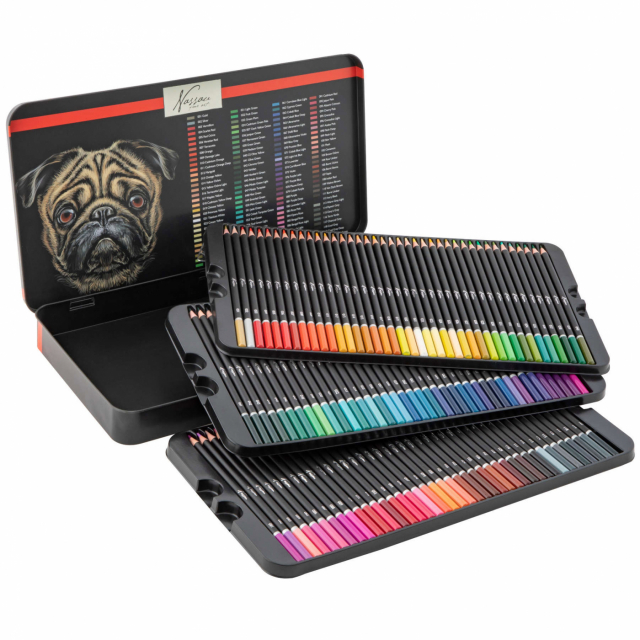 Coloured pencils Artist 120-set in tin box