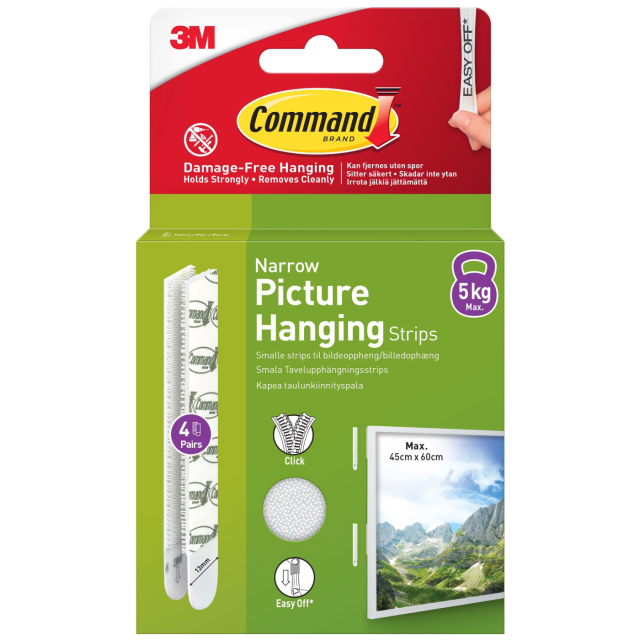 Command Hanging Strips Narrow