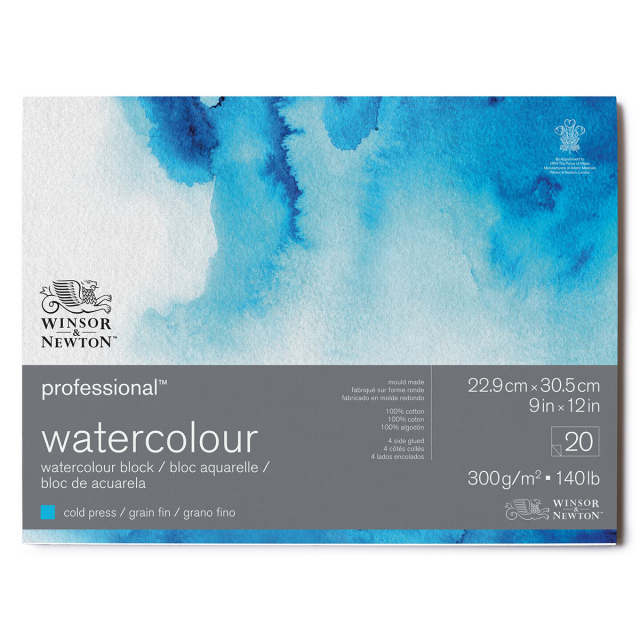 Professional Watercolour Pad CP 23x31cm 300g