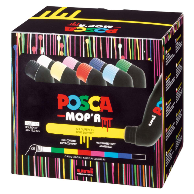 Rotulador Squeezer Mop'r Uni Paint POSCA PCM-22