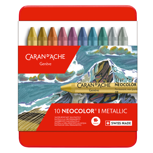 Neocolor I Pastel crayons Metal 10-set