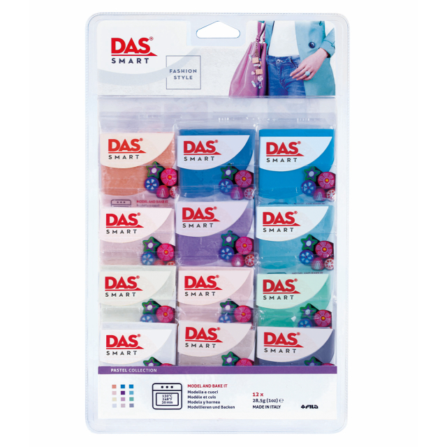 Smart Set Modelling Clay Pastel 12 x 28 g