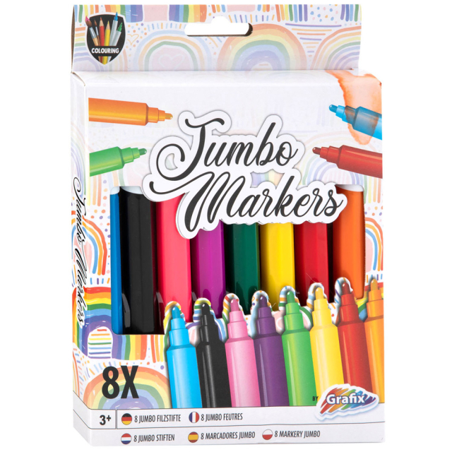 Jumbo Markers 8-set