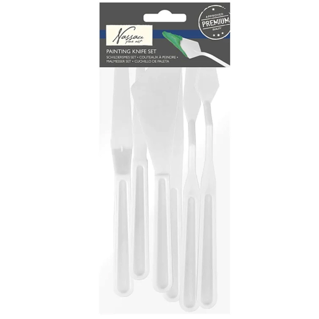 Painting knife Plastic 5-set