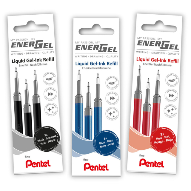 Refill Energel 0.5 Pack of 3