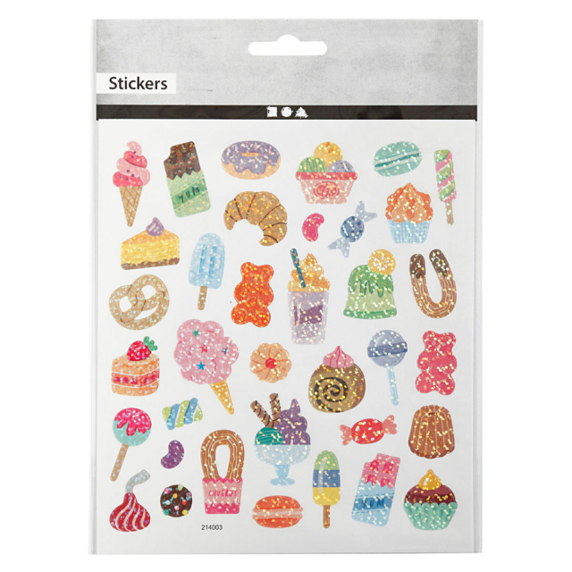 Stickers Pastries 1 sheet