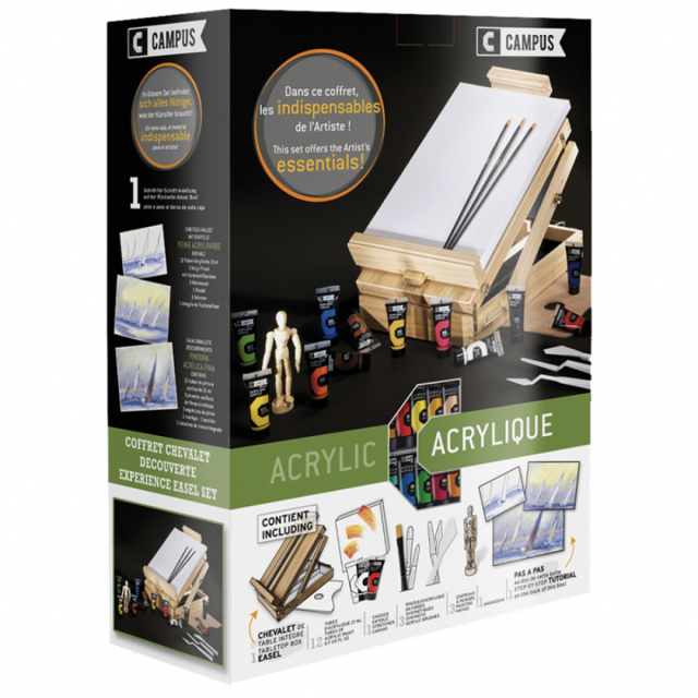 Campus Acrylic set XL with easel