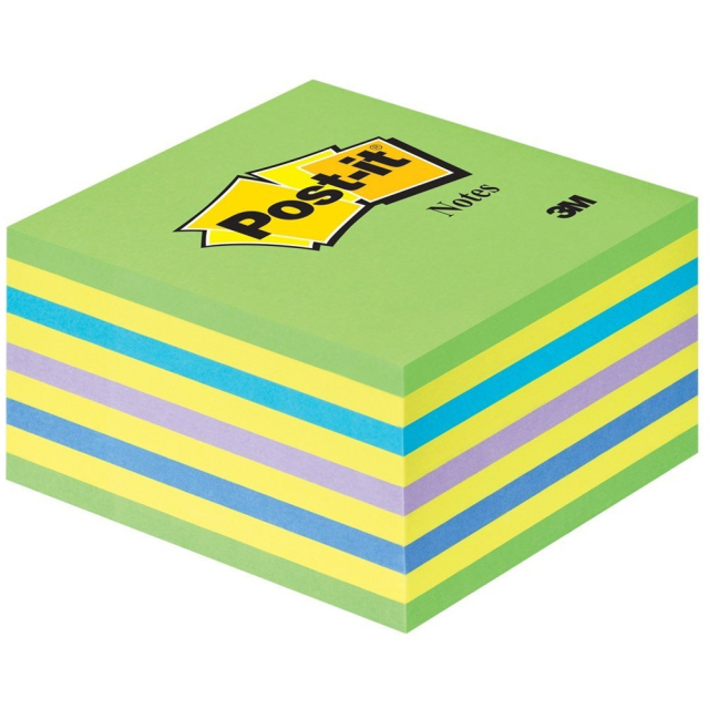 Post-it Note Cube 76x76 Green mix