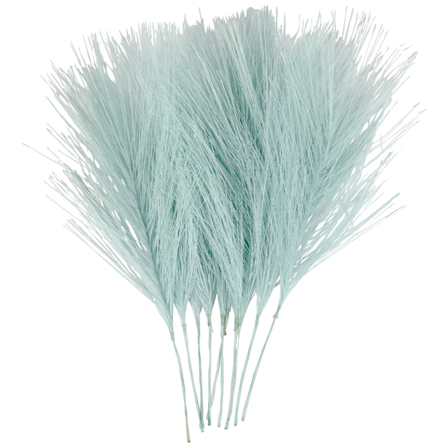 Artificial feathers Pack of 10 Light Blue