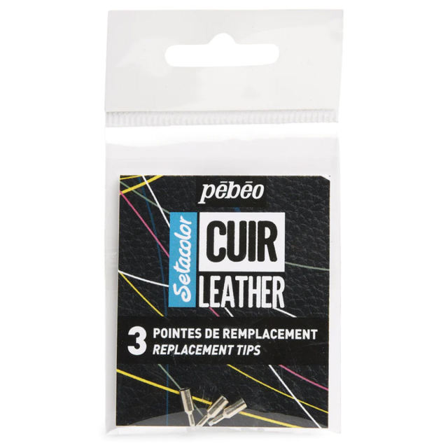 Setacolor Cuir Leather Marker Extra nibs pack of 3