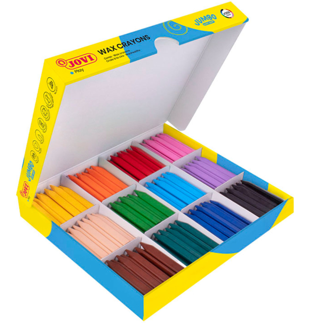 Wax Crayons Jumbo Easy Grip Set of 300 (2 years+)