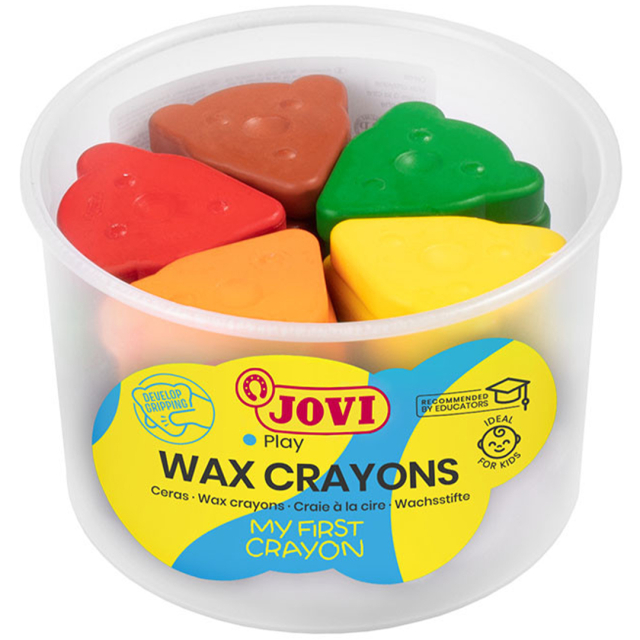 Bear-shaped Wax Crayons Set of 30 (2 years+)