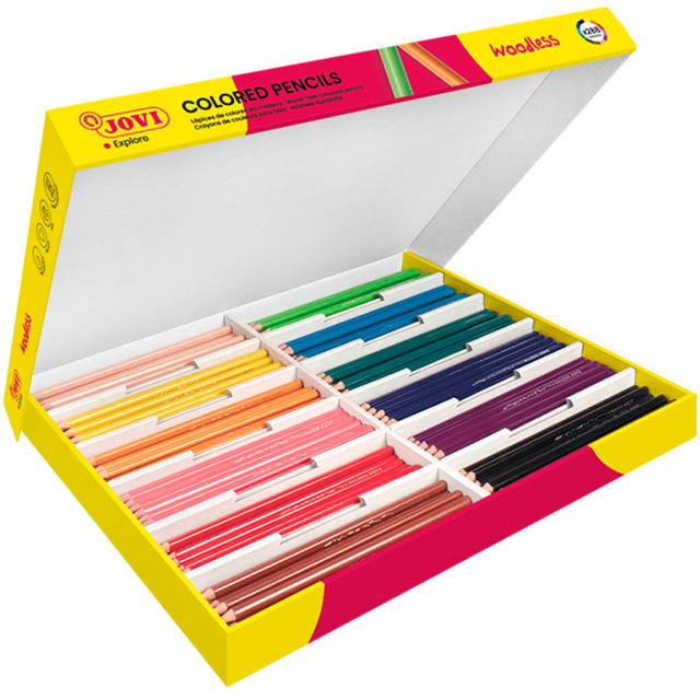 Woodless colouring pencils 288 pcs (3 years+)