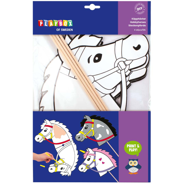 Hobbyhorses 4 pcs